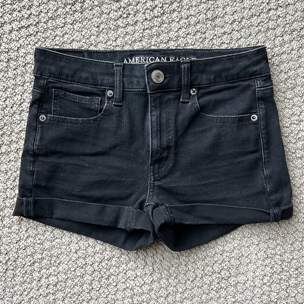 American Eagle Outfitters | Black Denim Shorts